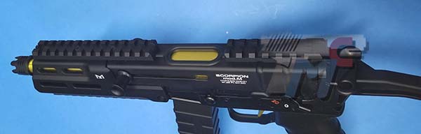 Tokyo Marui SCORPION Mod.M AEG with Battery & Charger - Click Image to Close